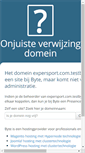 Mobile Screenshot of expersport.nl