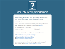 Tablet Screenshot of expersport.nl
